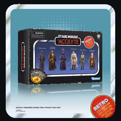 Star Wars Retro Collection The Acolyte Multipack - Vista aggiuntiva 3