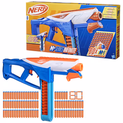 Nerf N Series N-Series, Infinite, blaster con 80 dardi N1, catena da battaglia da 40 dardi, giocattoli per bambini e bambine dagli 8 anni in su - Vista aggiuntiva 5