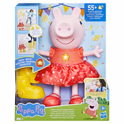 Peppa Pig Peppa's Muddy Puddles Party, bambola di Peppa interattiva - Vista aggiuntiva 5