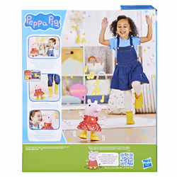 Peppa Pig Peppa's Muddy Puddles Party, bambola di Peppa interattiva - Vista aggiuntiva 6