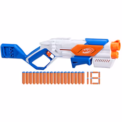 Nerf N Series Strikeback, blaster con 18 dardi N1, caricatore interno da 6 dardi, giocattoli per bambini e bambine dagli 8 an ...