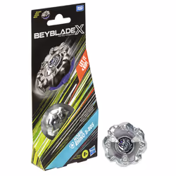 Beyblade X, Booster Single Top, Assortimento di trottole X, 1 trottola inclusa, Coperchio per trottola da combattimento, 8 an ...