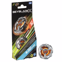 Beyblade X, Booster Single Top, Assortimento di trottole X, 1 trottola inclusa