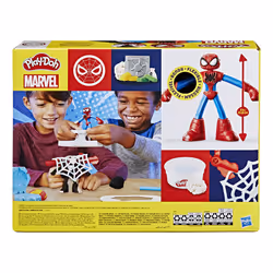 Play-Doh Marvel - Spider-Man Launch & Slice Battle, set da gioco lancia e taglia di Spider-Man - Vista aggiuntiva 5