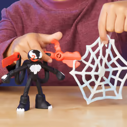 Play-Doh Marvel - Spider-Man Launch & Slice Battle, set da gioco lancia e taglia di Spider-Man - Vista aggiuntiva 6