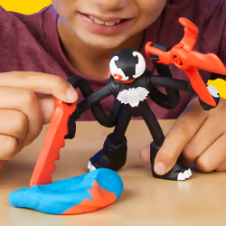 Play-Doh Marvel - Spider-Man Launch & Slice Battle, set da gioco lancia e taglia di Spider-Man - Vista aggiuntiva 7