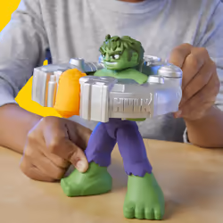 Play-Doh Marvel - Hulk Smash & Squish, set da gioco distruggi e schiaccia di Hulk - Vista aggiuntiva 8