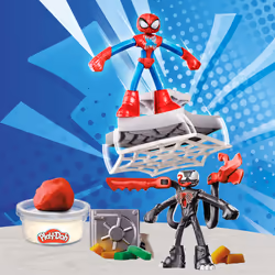 Play-Doh Marvel - Iron Man Armor Maker Lab, set da gioco laboratorio delle armature di Iron Man - Vista aggiuntiva 5
