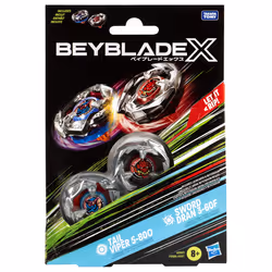 Beyblade X Tail Viper 5-80O & Sword Dran 3-60F Coperchio per trottola da combattimento