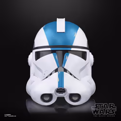 Star Wars The Black Series Clone Trooper (501st Legion) Electronic Helmet, Star Wars, 14 anno/i, Sonoro, Mini Stilo AAA