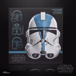 Star Wars The Black Series Clone Trooper (501st Legion) Electronic Helmet - Vista aggiuntiva 8