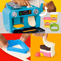 Play-Doh Super Slice Cake Play Kitchen Set Set da gioco in argilla da modellare 624 g Multicolore - Vista aggiuntiva 2