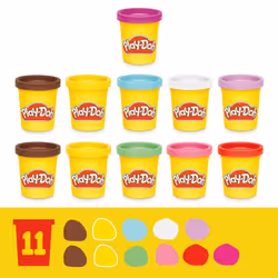 Play-Doh Super Slice Cake Play Kitchen Set Set da gioco in argilla da modellare 624 g Multicolore - Vista aggiuntiva 5