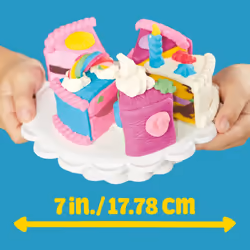 Play-Doh Super Slice Cake Play Kitchen Set Set da gioco in argilla da modellare 624 g Multicolore - Vista aggiuntiva 6