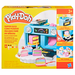 Play-Doh Super Slice Cake Play Kitchen Set Set da gioco in argilla da modellare 624 g Multicolore - Vista aggiuntiva 7