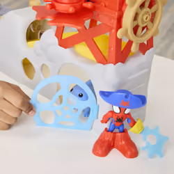 Marvel Spidey Water Web Playset Isola Dei Pirati - Vista aggiuntiva 8