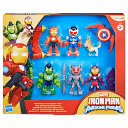 Marvel Iron Man and his Awesome Friends Armored-Up Avengers Pack - Vista aggiuntiva 5
