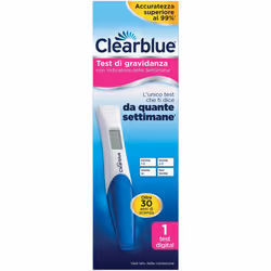 Clearblue Test di Gravidanza con Lettore Digitale 1 StickTest. Indica le settimane dal concepimento. Accuratezza superiore al ...