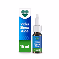 Vicks Sinex Aloe Spray Nasale per Naso Chiuso 15 ml 0,05%