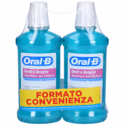 Oral-B Denti e Gengive Collutorio Senza Alcool 2x500ml