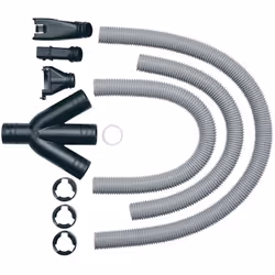 Kit per l'aspirazione della polvere con adattatore adatto per seghe troncatrici diametro 35 mm