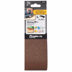 Nastri abrasivi 75x457 mm Grana 60 per levigatrici a nastro Black and decker X33096-XJ I nastri abrasivi Black and Decker X33 ...