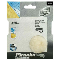 Cuffia Lana 125 mm Per levigatrici rotorbitali Black and decker