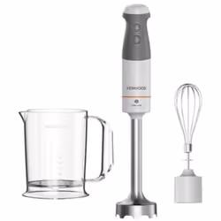 Il fusto XL Triblade extra largo e lungo di questo frullatore manuale Kenwood assicura un risultato di frullatura che vi lasc ...