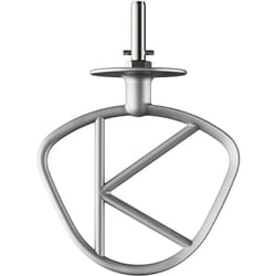 Kenwood - KAT50.000CA 000CA-Gancio k Elemento Miscelatore Compatibile con Tutti i Robot da Cucina Chef, Lavabile in lavastoviglie, Colore: Argento,