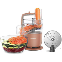 Kenwood - MultiPro Go FDP22.130RD, Robot da Cucina, Trita, Affetta, Grattugia, Riduce in Purea e Impasta, 360° Express Serve, Ciotola da 1.3L, Lame