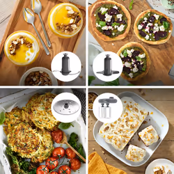 Kenwood FDM73.850SS robot da cucina 1000 W 3 L Grigio Bilance incorporate - Vista aggiuntiva 5