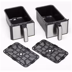 Kenwood HFM20.000MB friggitrice Doppia 8 L Indipendente 1700 W Friggitrice ad aria calda Nero - Vista aggiuntiva 5