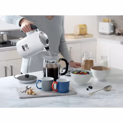 Kenwood ZJX650WH bollitore elettrico 1 L 2200 W Argento, Bianco - Vista aggiuntiva 4