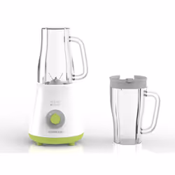 Kenwood Electronics SB055WG, Frullatore da tavolo, 0,5 L, Funzione PULSE, Tritaghiaccio, 300 W, Verde, Bianco