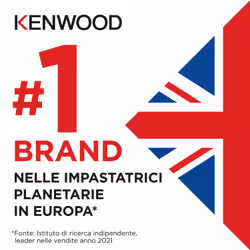 Kenwood KMX750AB sbattitore Sbattitore con base 1000 W Nero, Argento - Vista aggiuntiva 8