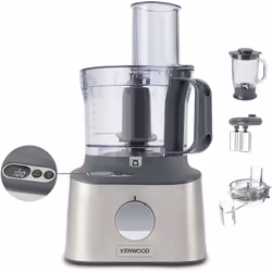 Il robot da cucina Kenwood’s FDM315SS MultiPro Compact + pesa digitale incorporata e il nuovo Servi e Taglia Express del nuov ...