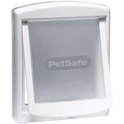 La porta per animali a 2 direzioni 740 della PetSafe offrirà ai vostri piccoli amici libero accesso sia per entrare che per u ...