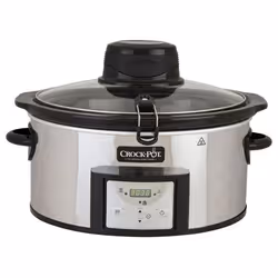 Crock-Pot SCCPVC600AS-P pentola a cottura lenta Nero, Acciaio inox