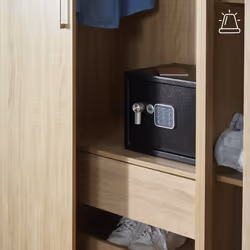 Yale YEC/250/DB2 cassaforte Cassaforte indipendente 16,3 L Acciaio Nero - Vista aggiuntiva 5