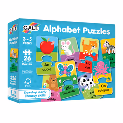 Galt Toys ALPHABET PUZZLES, 2 pz, Studio, 3 anno/i