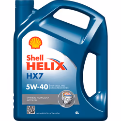 SHELL Olio motore Helix 5w-40 hx7 sintetico 4l AUTO- LUBRIFICANTI -SHELL