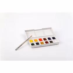 Winsor & Newton 390640 pittura ad acqua Blu, Verde, Rosso, Bianco, Giallo Palette 12 pz - Vista aggiuntiva 4