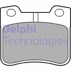 Set di pastiglie freno DELPHI LP1051, anteriore