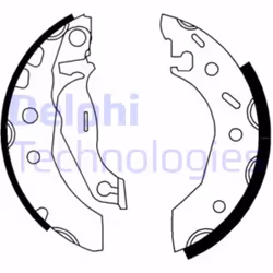 Set di ganasce freno DELPHI LS1728