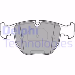 Set di pastiglie freno DELPHI LP1003, anteriore