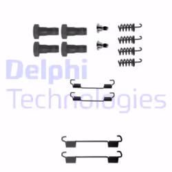 Set di accessori, ganasce del freno di stazionamento DELPHI LY1198