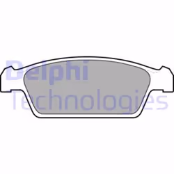 Set di pastiglie freno DELPHI LP1100, anteriore