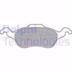 Set di pastiglie freno DELPHI LP1315, anteriore