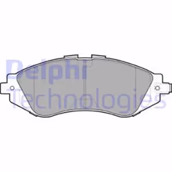 Set di pastiglie freno DELPHI LP1304, anteriore