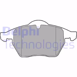 Set di pastiglie freno DELPHI LP1407, anteriore